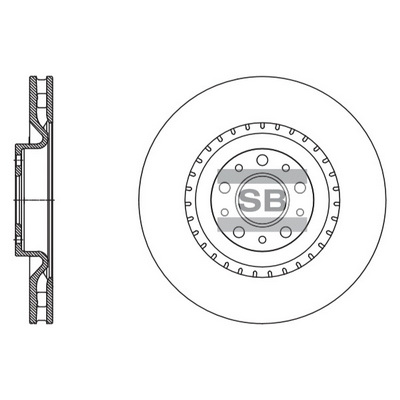 Гальмівний диск   SD5503   Hi-Q