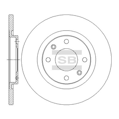 Гальмівний диск   SD6004   Hi-Q