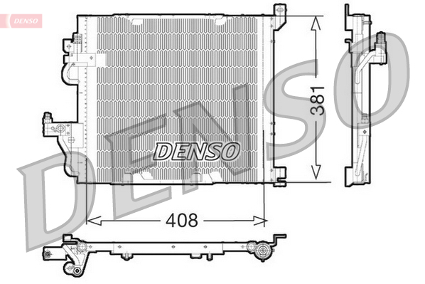 Конденсатор, система кондиціонування повітря   DCN20012   DENSO