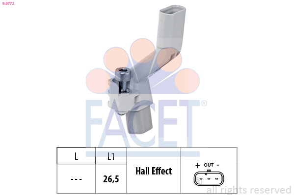 Датчик импульсов   9.0772   FACET