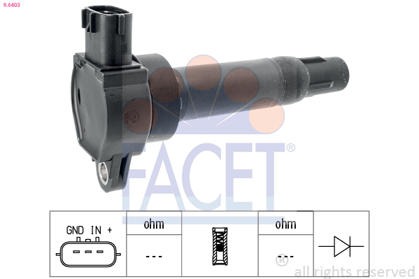 Котушка запалювання   9.6403   FACET