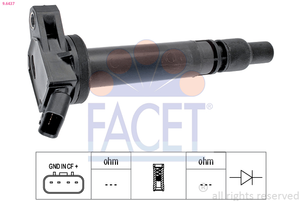 Катушка зажигания   9.6437   FACET