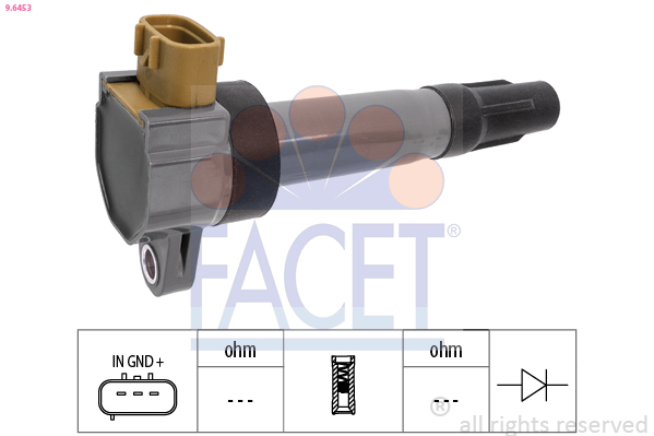 Катушка зажигания   9.6453   FACET