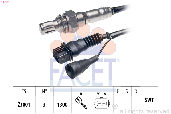 Кисневий датчик   10.7051   FACET