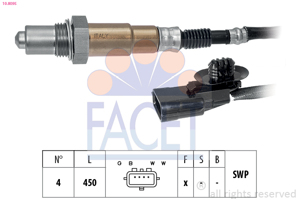 Кисневий датчик   10.8095   FACET