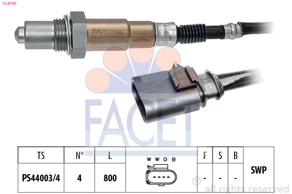 Кисневий датчик   10.8199   FACET