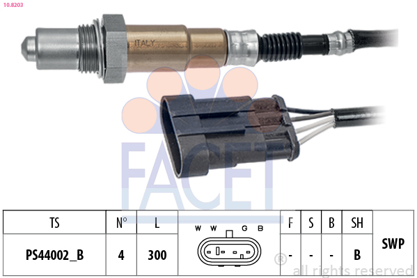 Кисневий датчик   10.8203   FACET