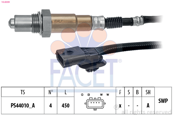 Кисневий датчик   10.8309   FACET