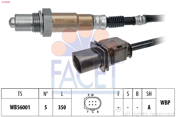 Кисневий датчик   10.8389   FACET