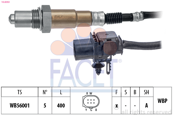 Кисневий датчик   10.8393   FACET