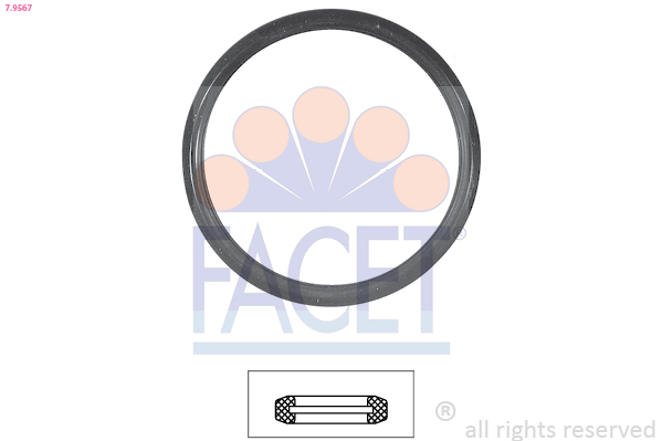 Прокладка, термостат, FACET 7.9567 Прокладка, термостат, FACET 7.9567
