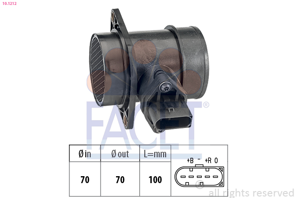 Витратомір повітря   10.1212   FACET