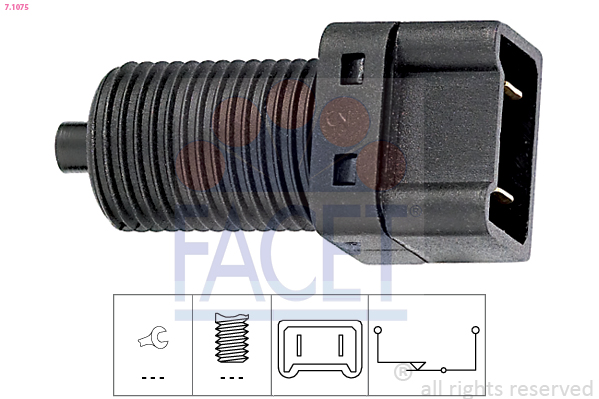 Перемикач стоп-сигналу   7.1075   FACET