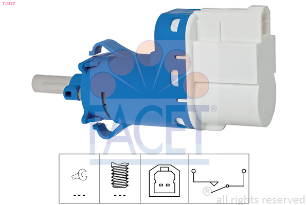 Перемикач стоп-сигналу   7.1237   FACET