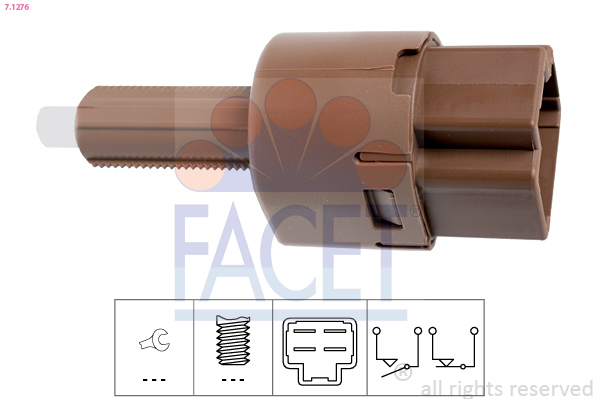Перемикач стоп-сигналу   7.1276   FACET