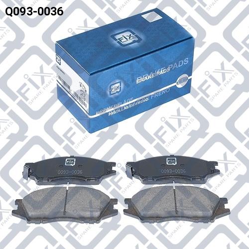 Колодки гальмівні передні дискові, Q-FIX Q0930036 Колодки гальмівні передні дискові, Q-FIX Q0930036