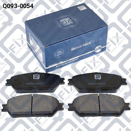 Колодки гальмівні передні дискові, Q-FIX Q0930054 Колодки гальмівні передні дискові, Q-FIX Q0930054