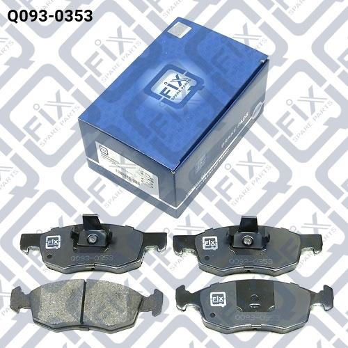 Колодки гальмівні передні дискові, Q-FIX Q0930353 Колодки гальмівні передні дискові, Q-FIX Q0930353
