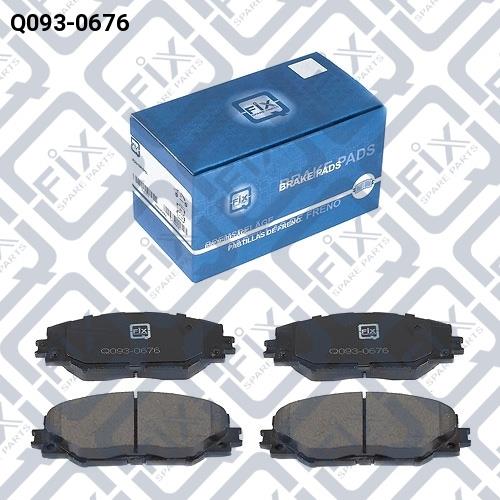 Колодки гальмівні передні дискові, Q-FIX Q0930676 Колодки гальмівні передні дискові, Q-FIX Q0930676