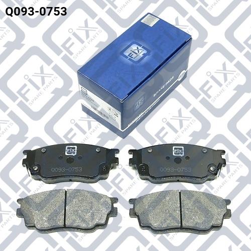 Колодки гальмівні передні дискові, Q-FIX Q0930753 Колодки гальмівні передні дискові, Q-FIX Q0930753