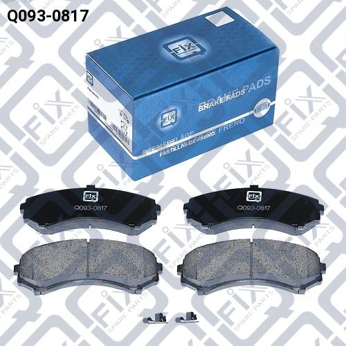 Колодки гальмівні передні дискові, Q-FIX Q0930817 Колодки гальмівні передні дискові, Q-FIX Q0930817