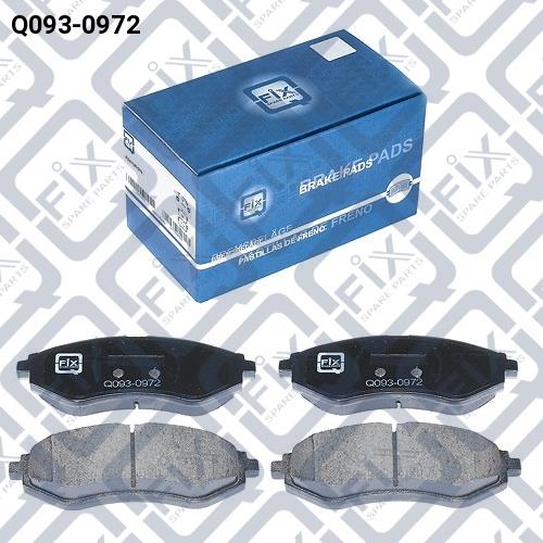 Колодки гальмівні передні дискові, Q-FIX Q0930972 Колодки гальмівні передні дискові, Q-FIX Q0930972