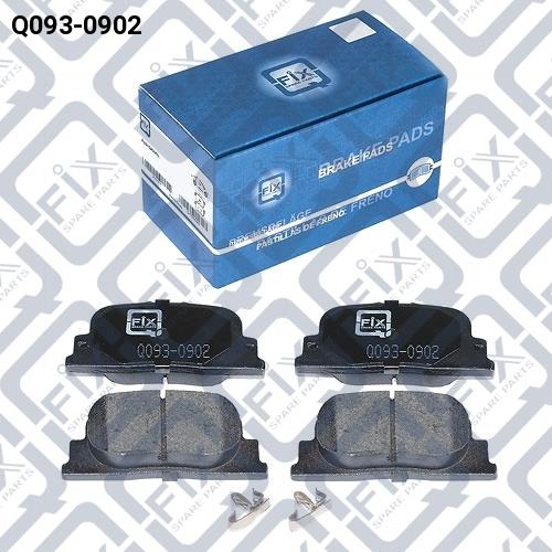 Колодки гальмівні задні дискові, Q-FIX Q0930902 Колодки гальмівні задні дискові, Q-FIX Q0930902