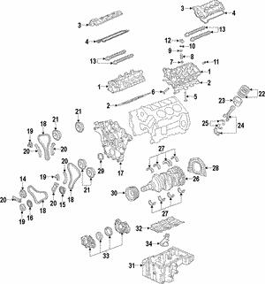 Уплотняющее кольцо, коленчатый вал   12608750   GENERAL MOTORS