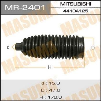 Пыльник рулевой рейки (пластик) Mitsubishi Lancer (07-12), Outlander (05-12) (MR, MASUMA MR2401 Пыльник рулевой рейки (пластик) Mitsubishi Lancer (07-12), Outlander (05-12) (MR, MASUMA MR2401