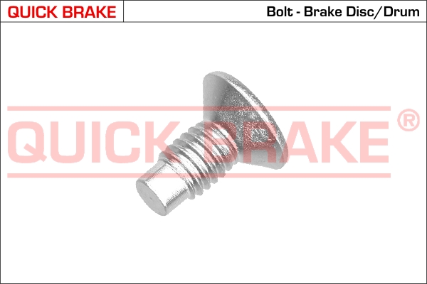 Гвинт, гальмівний диск, QUICK BRAKE 11663 Гвинт, гальмівний диск, QUICK BRAKE 11663