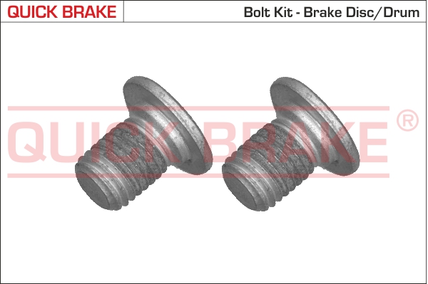 Комплект болтов, тормозной диск   11661K   QUICK BRAKE