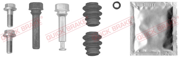 Комплект напрямних втулок, гальмівний супорт   113-1466X   QUICK BRAKE