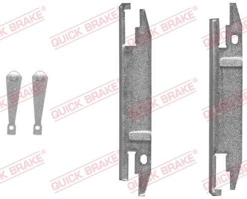 Комплект регуляторів, барабанне гальмо   105 53 005   QUICK BRAKE