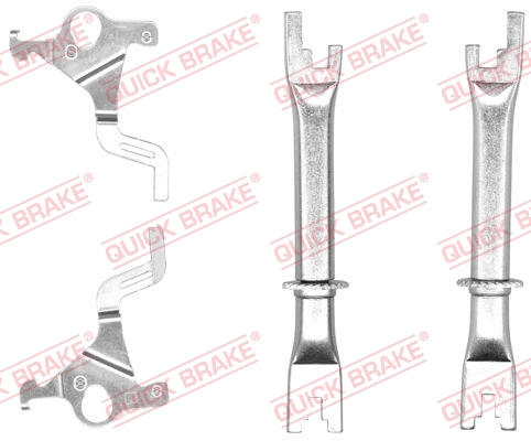 Комплект регулятора, барабанный тормозной механизм   111 53 005   QUICK BRAKE