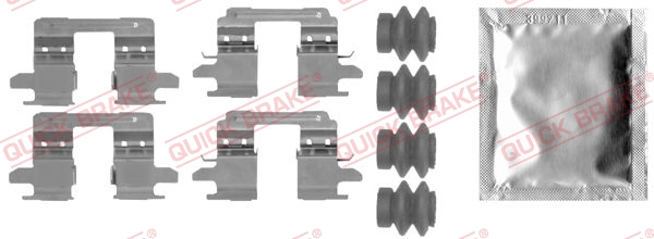 Комплектующие, колодки дискового тормоза   109-0005   QUICK BRAKE