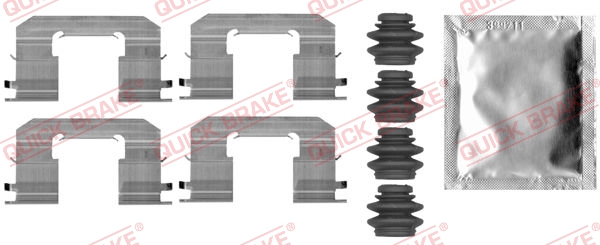 Комплектующие, колодки дискового тормоза   109-0006   QUICK BRAKE