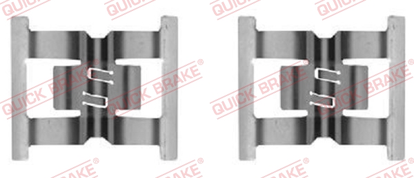 Комплектующие, колодки дискового тормоза   109-0031   QUICK BRAKE