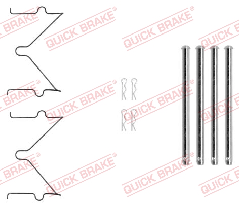 Комплектующие, колодки дискового тормоза   109-0040   QUICK BRAKE