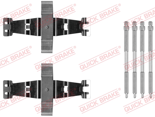 Комплект приладдя, накладка дискового гальма   109-0042   QUICK BRAKE