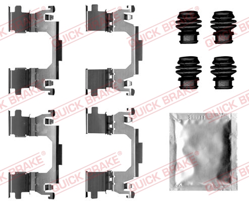 Комплектующие, колодки дискового тормоза   109-0061   QUICK BRAKE