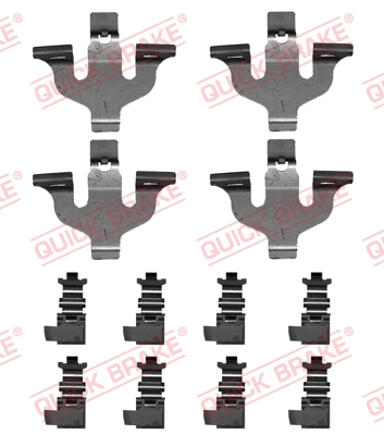 Комплект приладдя, накладка дискового гальма   109-0066   QUICK BRAKE