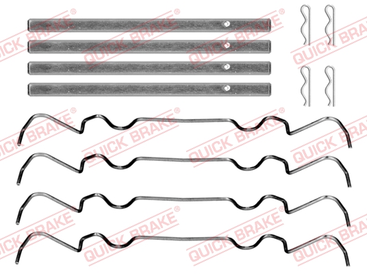 Комплектующие, колодки дискового тормоза   109-0069   QUICK BRAKE