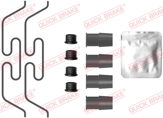 Комплектующие, колодки дискового тормоза   109-0086   QUICK BRAKE