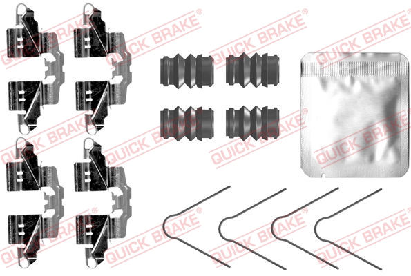 Комплект приладдя, накладка дискового гальма   109-0098   QUICK BRAKE