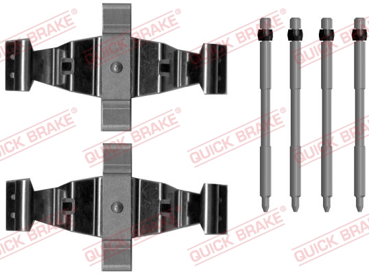 Комплект приладдя, накладка дискового гальма   109-0108   QUICK BRAKE