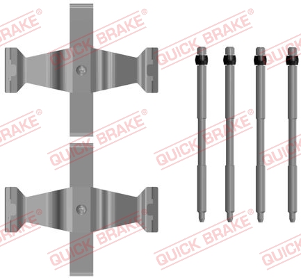 Комплект приладдя, накладка дискового гальма   109-0109   QUICK BRAKE