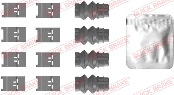 Комплект приладдя, накладка дискового гальма   109-0110   QUICK BRAKE