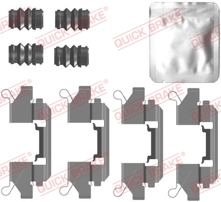 Комплектующие, колодки дискового тормоза   109-0111   QUICK BRAKE