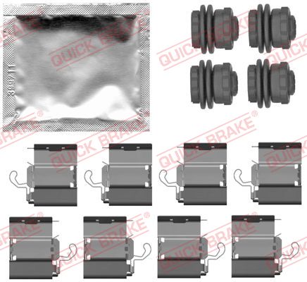 Комплект приладдя, накладка дискового гальма   109-0140   QUICK BRAKE