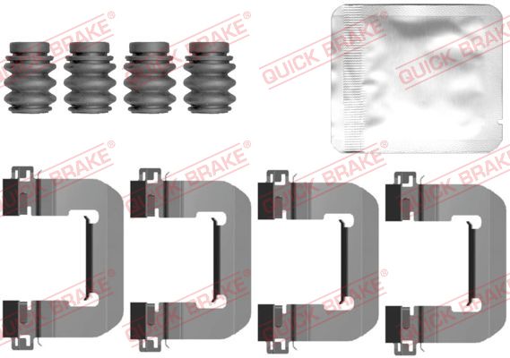 Комплект приладдя, накладка дискового гальма   109-0149   QUICK BRAKE